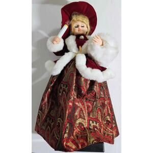 Vintage Telco Motionettes Of Christmas Animated Porcelite 27" Doll PRISTINE